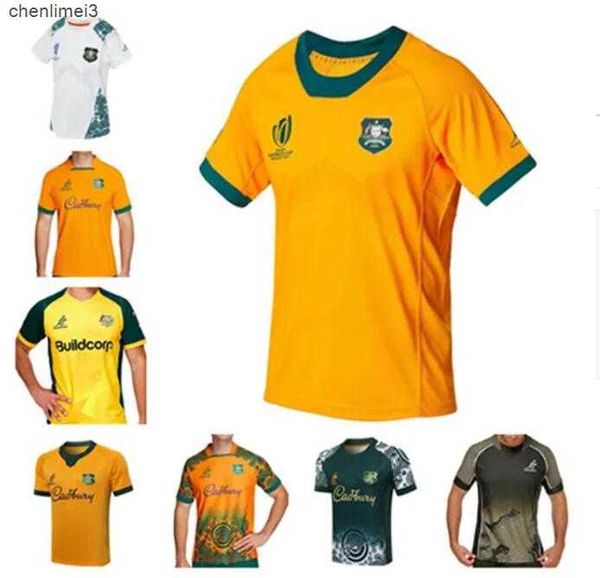 2023 2024 Australie Rugby Jerseys Home Away 2023 24 Kangaroos Wallaby Retro Shirt Maillot de National Australia Shirts Rugby