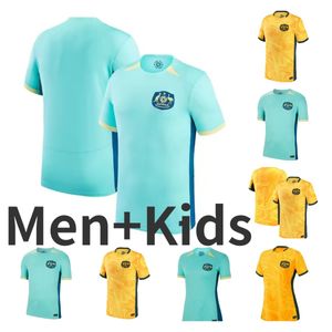 2023 2024 Australie Femmes National Team Soccer Jerseys Cooney-Cross Hunt Wheeler Chidiac Gorry Vine Chemise de football Hommes Enfants Micah Carpenter Raso Camisetas de Futbol