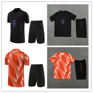 2023 2024 Bayern Munich Survêtement d'entraînement de football pour hommes et enfants Maillots de football Polos Kit de shorts à manches courtes 23 24 Ensembles de maillots de polo pour hommes Kits de survêtements de jogging