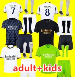 2023 2024 Bellingham Rodrgo 23 24 Real Madrid voetbaltruien Voetbalshirt Vini Jr Camavinga Arda Guler Modric Valverde Camiseta volwassen kinderen Kit Courtois