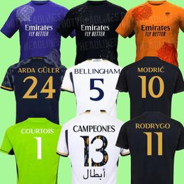 2023 2024 Bellingham Vini Jr voetbaltruien Voetbalshirt Tchouamenicamavinga Alaba Arda Guler Modric Real Madrids 23 24 Y3 voetbal Mannen Kinderen Socks Uniform