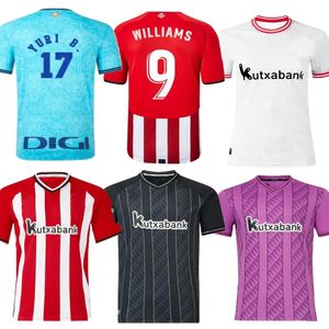 2023 2024 Bilbao 23 24 Club Voetbalshirts Atletische ADURIZ VENCEDOR WILLIAMS MUNIAIN I.MARTINEZ BERENGUER ANDER HERRERA SIMON voetbal mannen kit shirt