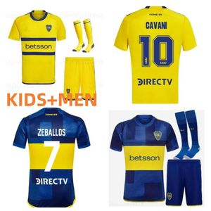 2023 2024 Boca Juniors Soccer Jerseys Maradona BENEDETTO MARCOS ROJO CARLITOS DE ROSSI TEVEZ SALVIO BARCO JANSON MEDINA maillot de football