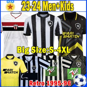 XXXL 4XL 2023 2024 Botafogo SP Soccer Jerseys rétro 1995 96 M.BENEVENUTO MATHEUS HONDAVICTOR 23 24 SOARES O.SAUER Chemises Formation BERNARDO Football Shirt Hommes Kits Enfants