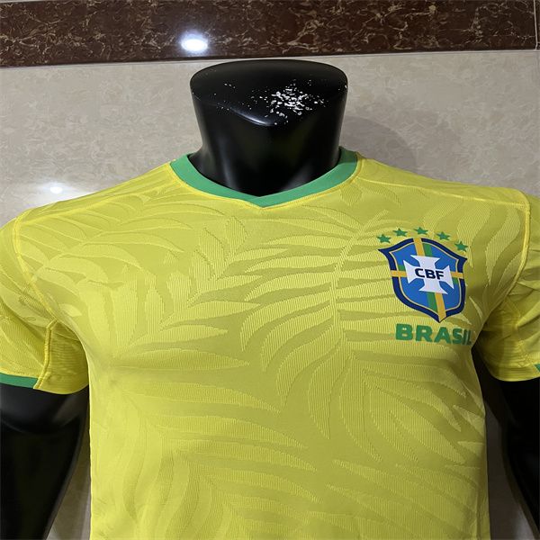 2023 2024 Brasil Local/Visitante Ocio Verde Blanco Azul Negro Camiseta de fútbol para hombre Último ajuste holgado