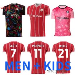 2023 2024 Bristol Weimann City Soccer Jerseys 23 24 Mawson Martin Diedhiou Paterson Wells Massengo Kalas Dasia Football Shirts Men Kid Kit
