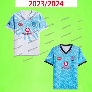 2023 2024 Bulls Rugby Jerseys Stadium 23 24 Home Away League Shirt T Indigenous Version Special Edition Tee Heren Trainingsuniform ALTERNATIEF Blauw Wit _Jersey