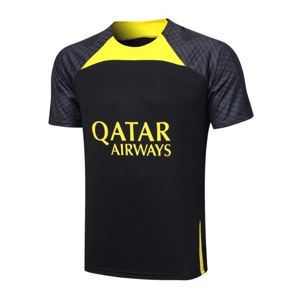 2023 2024 Camisetas Kit de chemise de football à manches courtes Costume 23 24 PARIS Maillots de football Uniforme d'entraînement Kits Chemise de football Hommes Kit Jersey Set Tailles européennes