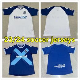 2023 2024 CD Tenerife Eeuwfeest voetbalshirts Speciale 23 24 Elady Mellot Shashoua Michel Mollejo 23 24 camisetas de futbol voetbal shirts top