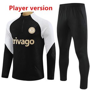 2023-2024 CFC Soccer Jersey à manches longues Kit Kit Tracksuit Pulisic 23/24 Mount Havertz Sterling Jorginho Training Shirt Koulibaly Kante Track Suits 10