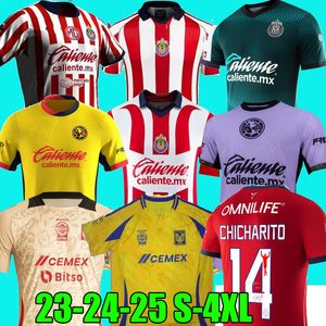 2024 2025 Chivas de Guadalajara voetbaltruien 23 24 25 Home Away Third Chicharito Special D.Valdes Giovani Gignac Tigres Uanl Club America Adult Football Shirts S-4XL