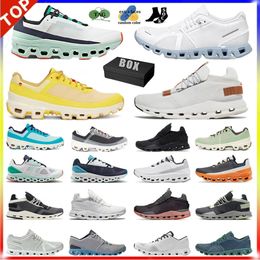 2023-2024 CloudMonster Running Shoes Mujeres Mujeres Cloud Monster Nubes Eclipse CURMERIC Iron Hay Lumos Trainer negro Tamaño 36-45