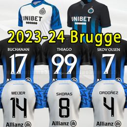 2023 2024 Club Brugge Voetbalshirts VETLESEN ZINCKERNAGEL NWADIKE SKOV OLSEN JUTGLA SKORAS BUCHANAN VANAKEN ODOI IGOR NIELSEN BALANTA 23 24 voetbalshirt