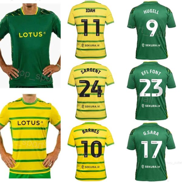 2023 2024 Maillots de l'équipe du club Norwich Soccer City 27 ROWE 11 IDAH 17 SARA 9 SARGENT 16 FASSNACHT 10 BARNES 3 STACEY 23 MCLEAN 24 DUFFY 6 GIBSON Kits de maillots de football uniformes