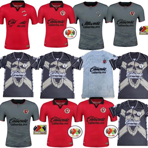 2023 2024 Club Tijuana camisetas de fútbol CAVALLINI K.CASTANEDA C.GONZALEZ L.RODRIGUEZ MADRIGAL C.RIVERA BLANCO 23 24 camiseta de fútbol para hombres