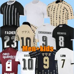 2023 2024 Corinthische voetbaltruien Home Away Yuri Alberto Paulinho 23 24 Camisetas de Footb Manto Do Special Guedes Club Men Women Kids Football Shirt Derde 10 jaar