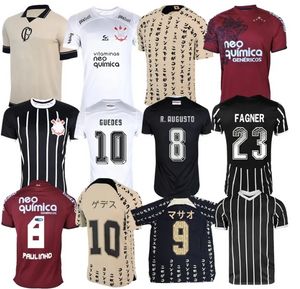 2023 2024 Corinthian Soccer Jerseys Domicile Extérieur Yuri Alberto PAULINHO 20 21 22 23 Camisetas De Footb MANTO DO Special Guedes Club Maillot de Football Troisième Japon 10 Ans