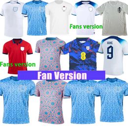 2023 2024 Angleterre Toone Soccer Jerseys Angleterre Coupe du monde Chemise de football Kirby White Bright Mead 22 23 24 Kane Sterling Rashford Sancho Grealish Men Kit