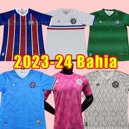 2023 2024 Esporte Clube Bahia maillots de football maillots de football à domicile CLAYSON RODRIGUINHO uniforme JADSON DANIEL maillot camisa Bahia 23/24 entraînement de gardien de but