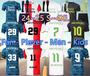 2023/2024 FeyENooRdS Soccer Jerseys Voetbal Kids Kit Football Shirt Training Home Away Fan Player Version Gardien de but Maillot TIMBER DANILO DILROSUN HANCKO