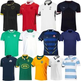 2023 2024 FIJI Japan Ierland rugbyshirt 23 24 Schotland Zuid-Engeland Afrikaans AUSTRALIË Argentinië thuis weg Frans walEsER ALTERNATIEVE kwaliteit rugbyshirt maat S-5XL