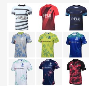 2023 2024 Fiji Rugby Jerseys National Sevens Team 2023 World Cup 7-Person System Home Away Wit Red Blue Black S-5XL Fijian Drua Short Sleeve 24 25