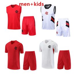 2023 2024 Flamengo Men Half Pull Switle Soccer Jerseys Sets Spray Supruits 23 24 Flamenco Sportswear Jersey Traje de entrenamiento de camisa de uniforme sobrevetencia