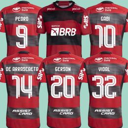 2023 2024 Flamengo camisetas de fútbol VIDAL DE ARRASCAETA GABI camisetas de fútbol PEDRO B.HENRIQUE E.RIBEIRO camisa Flamengo 23 24 camiseta