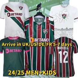2024 2025 Jerseys de football Fluminense 24 25 FC Marcelo Nino Felipe Melo G.Cano Arias Franca Kennedy Home Away 3rd Football Shirt