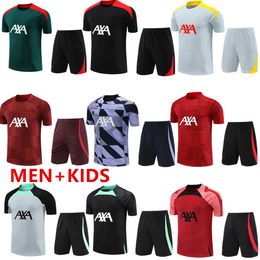 2023 2024 Kit de survêtement de football 23 24 pour hommes pour hommes à moitié pull en maillot de football survivant