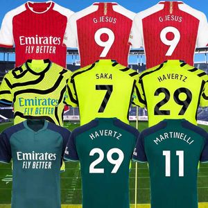 2023 2024 G.JESUS voetbalshirts RICE SMITH ROWE SAKA J.TIMBER MARTINELLI TIERNEY Heren Kids kit sokken ODEGAARD SAMBI FABIO VIEIRA SALIBA HAVERTZ voetbalshirt