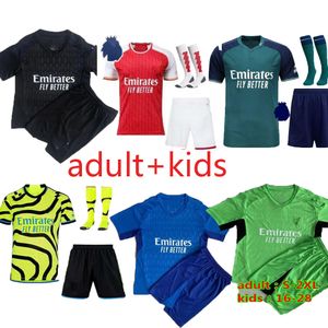 2023 2024 G.JESUS Soccer Jerseys RICE SMITH ROWE SAKA Fans J.TIMBER MARTINELLI TIERNEY 23 24 Chemise de football Hommes et enfants Odegaard Sambi Fabio Vieira Saliba Havertz