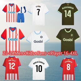 2023 2024 Girona FC Soccer Jerseys STUANI 23 24 25 CASTELLANOS VALERY TONI BORJA GARCIA VILLA ALEIX GARCIA Chemises de football TSYGANKOV Camiseta de Futbol XXL