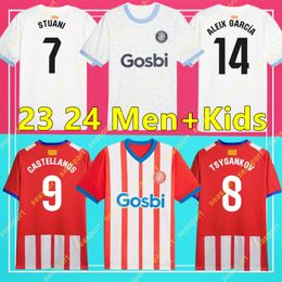 2023 2024 Girona Fc Soccer Jerseys STUANI 23 24 Accueil CASTELLANOS VALERY TONI BORJA VILLA ALEIX GARCIA Chemises de football TSYGANKOV Camiseta de Futbol