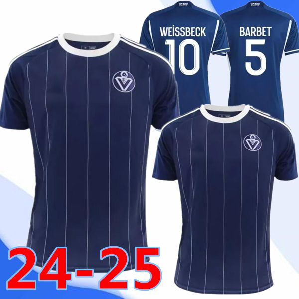 2023 2024 GirONdiNs de BoRDeaUx Maillot BADJI Camisetas de fútbol Foot Kids Kit Fc Camisetas de fútbol Entrenamiento en casa 23 24 Inicio 40º Campeón BADJI BOKELE MWANGA JOSH MAJA