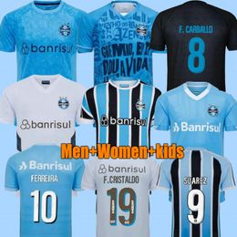 2023 2024 2025 Gremio Paulista Jerseys de fútbol 23 24 25 Home Away 3rd Suárez Gilchmei Johnath Maillot Miller Camisa de fútbol Fútbol Hombres Mujeres Uniformes Camisetas de Foot