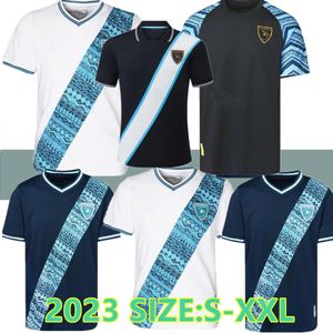 23 24 Guatemala Equipo nacional Jerseys de fútbol LOM OSCAR SANTIS ANTONIO LÓPEZ 2023 2024 Inicio Blanco Visitante Azul Hombres Tamaño S-XXL Nuevo deporte Camisetas de fútbol