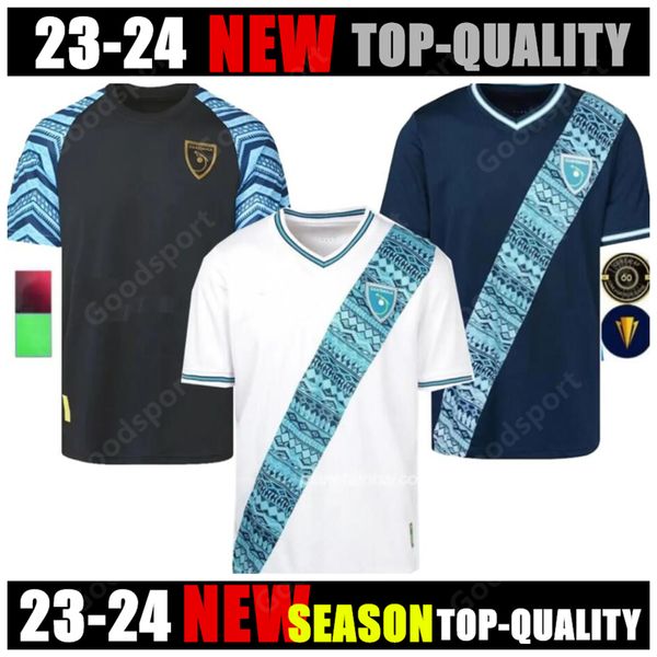 2023 2024 Guatemala National Team Mens Soccer Jerseys Troisième 23 24 LOM CEBALLOS PELEG OSCAR SANTIS Accueil Blanc Chemises de football Uniformes pour adultes en stock