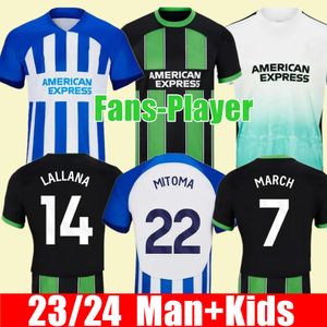 2023 2024 Thuis weg MAUPAY BHAFC voetbalshirts GROSS VELTMAN Seagulls voetbalshirt MAART ALZATE PROPPER UNDAV LAMPTEY FERGUSON Heren kindertenue CAICEDO