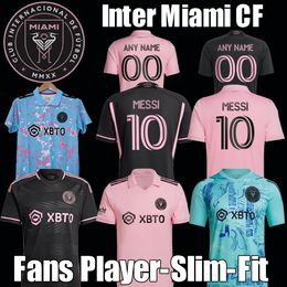 2023 2024 Inter Miami voetbalshirts CF Matuidi HIGUAIN CAMPANA YEDLIN BECKHAM MLS 23 24 voetbal MESSIS thuis uitshirt heren kindertenues Speler Fans versie volwassen roze