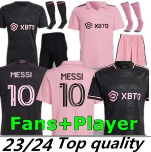 2023 2024 Inter Miami Soccer Jerseys CF Messis Matuidi Higuain Campana Yedlin MLS 23 24 voetbal Men Kids Player Fans Versie Kits Kits Kits Kits