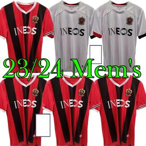 2023 2024 OGC Nice FC camisetas de fútbol DELORT MELOU GOUIRI 23 24 OGCNice camisetas de fútbol DOLBERG DANTE KAMARA ATAL local visitante tercero ATAL Kluivert Stengs S-2XL