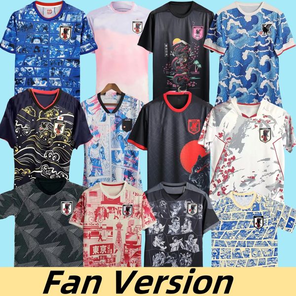 2023 2024 Japón Camisetas de fútbol para hombre Edición especial OSAKO YOSHIDA NAGATOMO SHIBASAKI HARAGUCHI MINAMINO KUBO Concepto Versión Edición conjunta Camisetas de fútbol