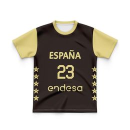 Maillot de Rugby pour enfants, 23 24, St. George, Tonga et espagne, pour garçons et filles, à domicile, en plein air, t-shirts pour enfants, 2023, 2024