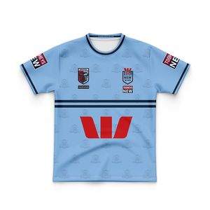 2023 2024 Camiseta de rugby para niños NSW Blues Jersey Niños Niñas Camiseta local visitante al aire libre Camisetas para niños