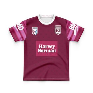 2023 2024 Kids Rugby Jersey Queensland Maroons Jersey Jongens Meisjes Thuis Weg Outdoor Jersey Kinder T-shirts