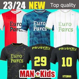 2023 2024 KOKCU Gimenez Danilo 23 24 Voetbalshirts Thuis weg Derde TRAUNER heren kindervoetbalshirt KIDS HARTMAN GIMENEZ PAIXAO TAABOUNI HOUT ROOD