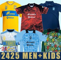 2023 2024 La Liga MX Tigers de la Uanl Football Jersey Lopez D. Gignac Nico Sotedo Home Away 2023 2024 FOOTBALL MEN Jersey