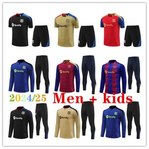 2024 2025 Survêtement de Barcelone Camisetas de football ensembles 24 25 LEWANDOWSKI PEDRI barca Veste de football Survetement d'entraînement Pull Sportswear Chandal futbol survetement