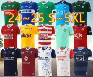 2023 2024 Limerick Cork Dublin GAA Rugby Jerseys 22 23 Down Louth Antrim Wexford Wicklow Laois Derry Westmeath Home Away GAA Shirt S-5XL FW24